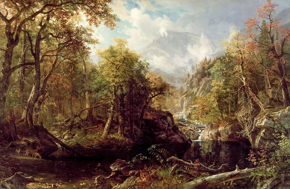 The Emerald Pool art print by Albert Bierstadt for $57.95 CAD
