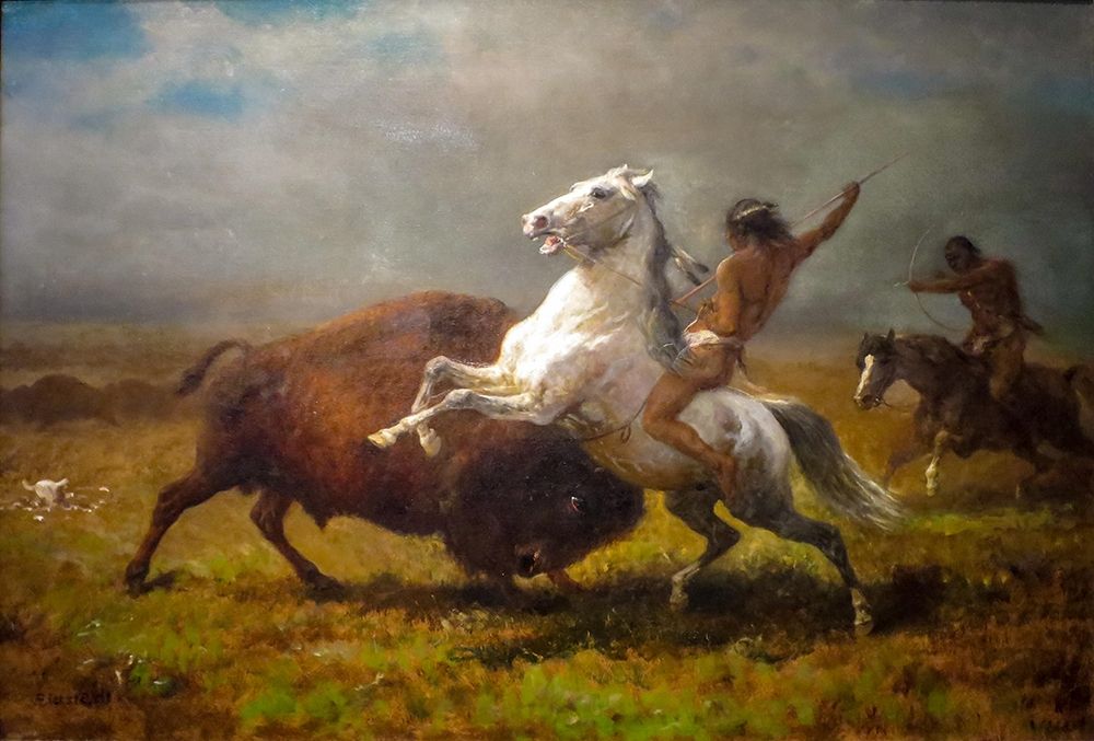 Study for The Last of the Buffalo art print by Albert Bierstadt for $57.95 CAD