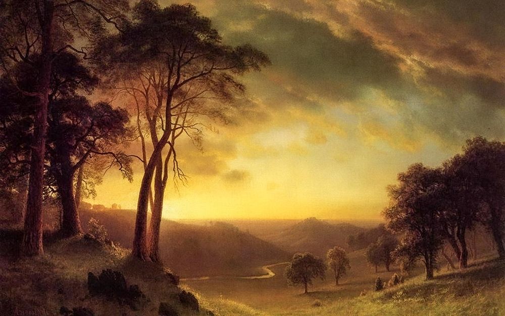 Sacramento River Valley art print by Albert Bierstadt for $57.95 CAD