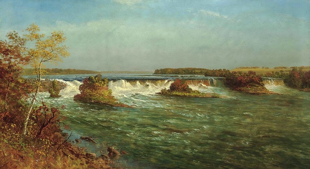 The Falls of Saint Anthony art print by Albert Bierstadt for $57.95 CAD