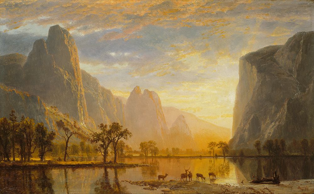 Valley of the Yosemite 1864 art print by Albert Bierstadt for $57.95 CAD