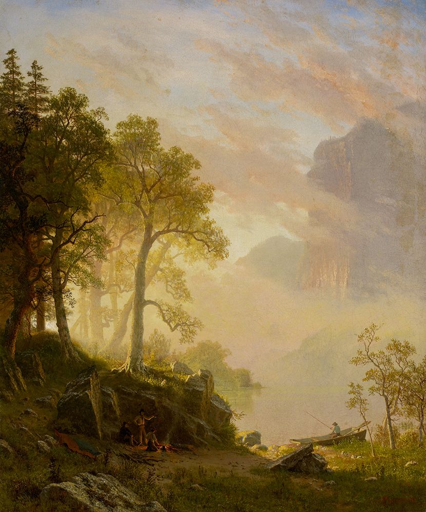 The Merced River in Yosemite 1868 art print by Albert Bierstadt for $57.95 CAD