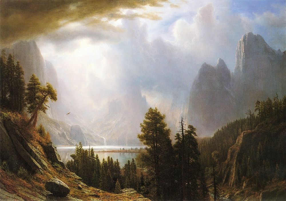 King Lake, California art print by Albert Bierstadt for $57.95 CAD
