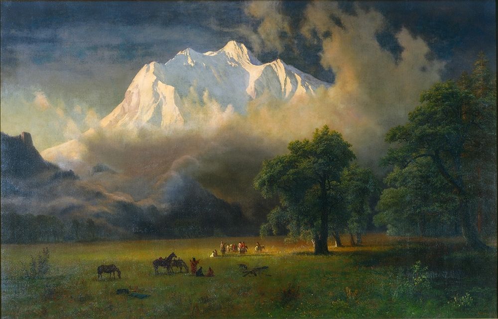 Mount Adams, Washington art print by Albert Bierstadt for $57.95 CAD