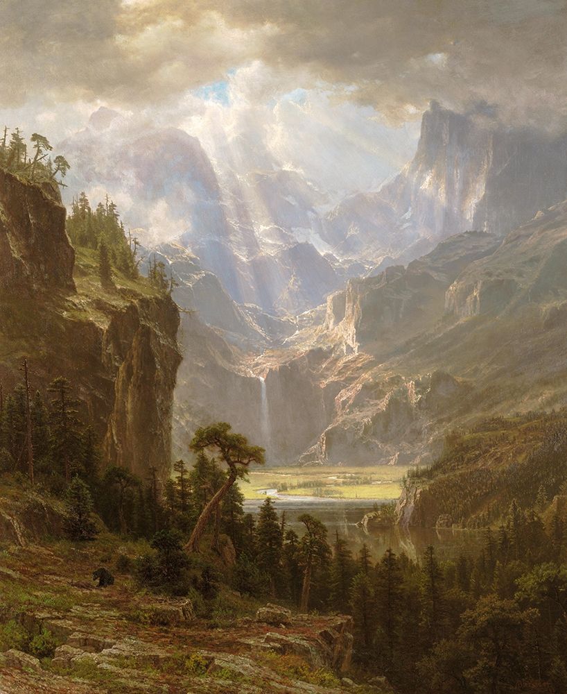 Rocky Mountains, Landers Peak 1863 art print by Albert Bierstadt for $57.95 CAD
