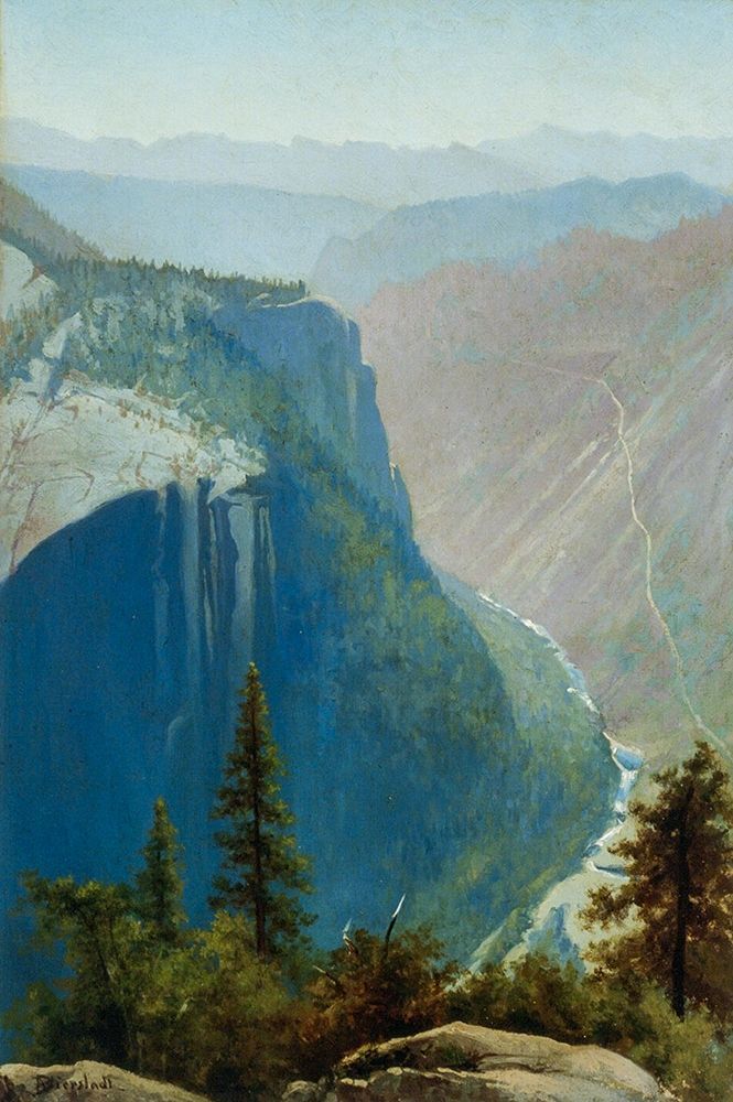 Yosemite Valley art print by Albert Bierstadt for $57.95 CAD