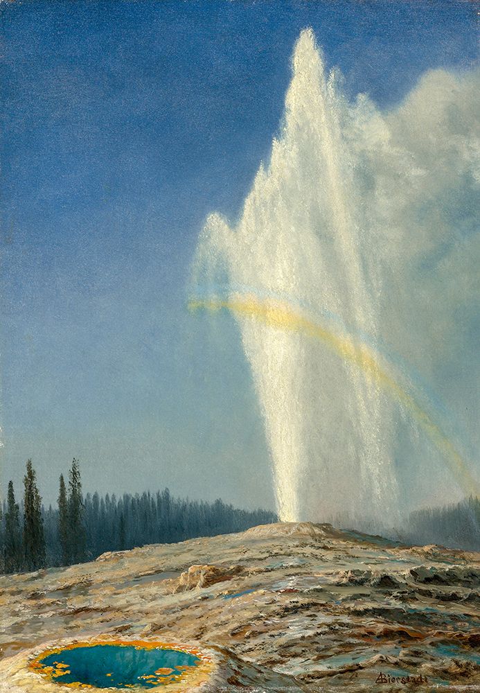 Old Faithful art print by Albert Bierstadt for $57.95 CAD