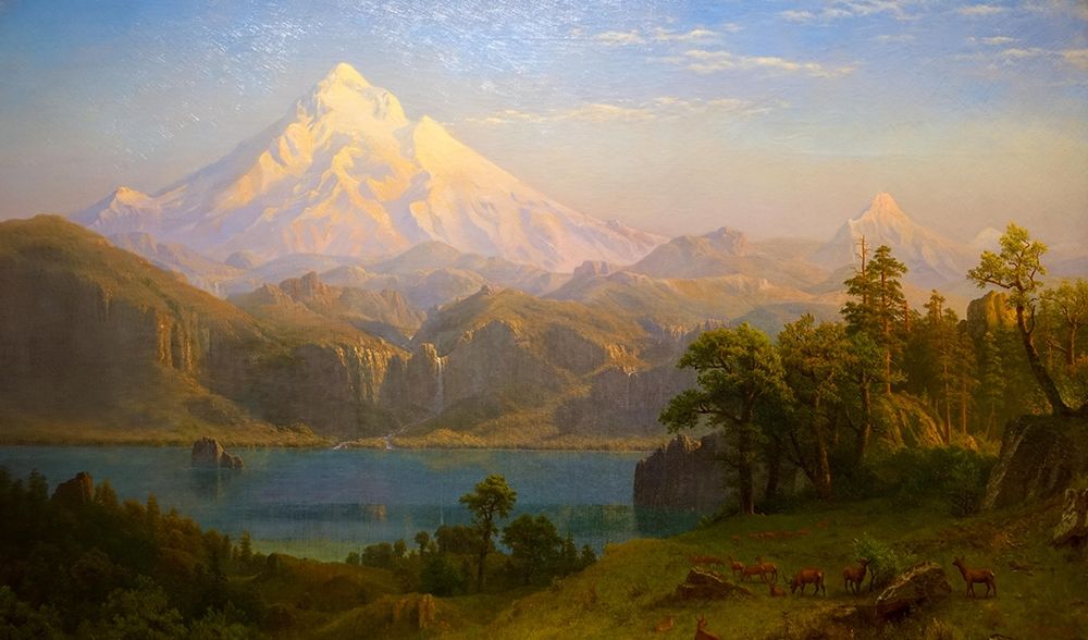 Mount Hood art print by Albert Bierstadt for $57.95 CAD