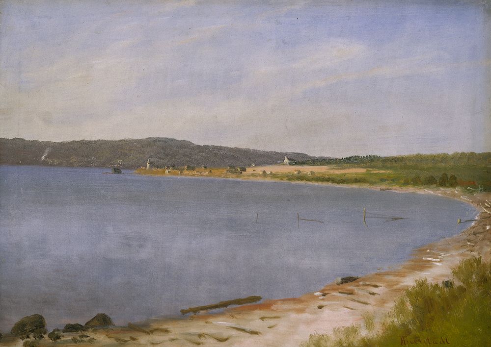 San Francisco Bay 1871 art print by Albert Bierstadt for $57.95 CAD