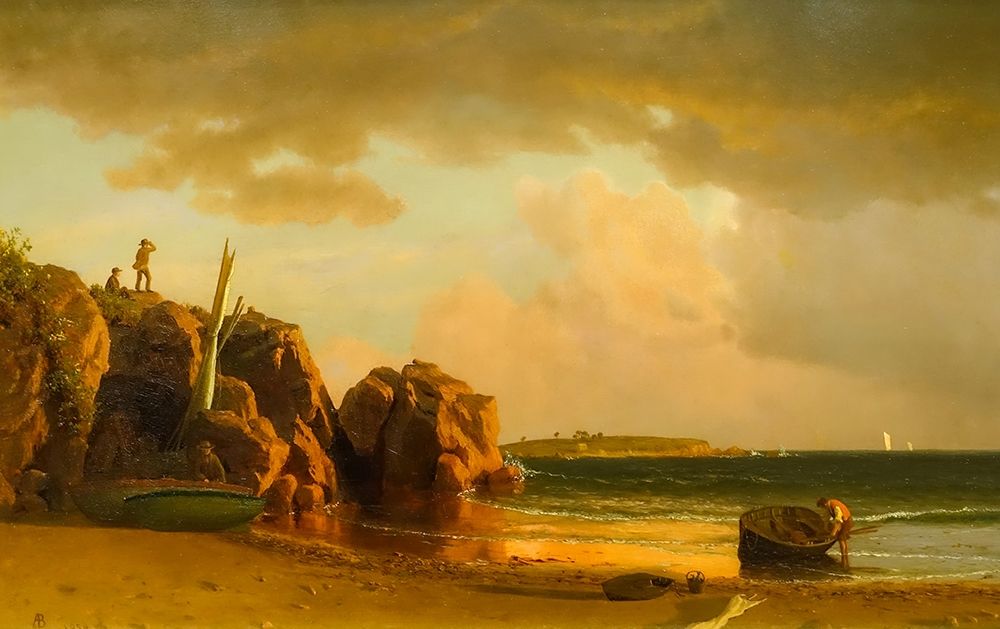 View Near Newport art print by Albert Bierstadt for $57.95 CAD