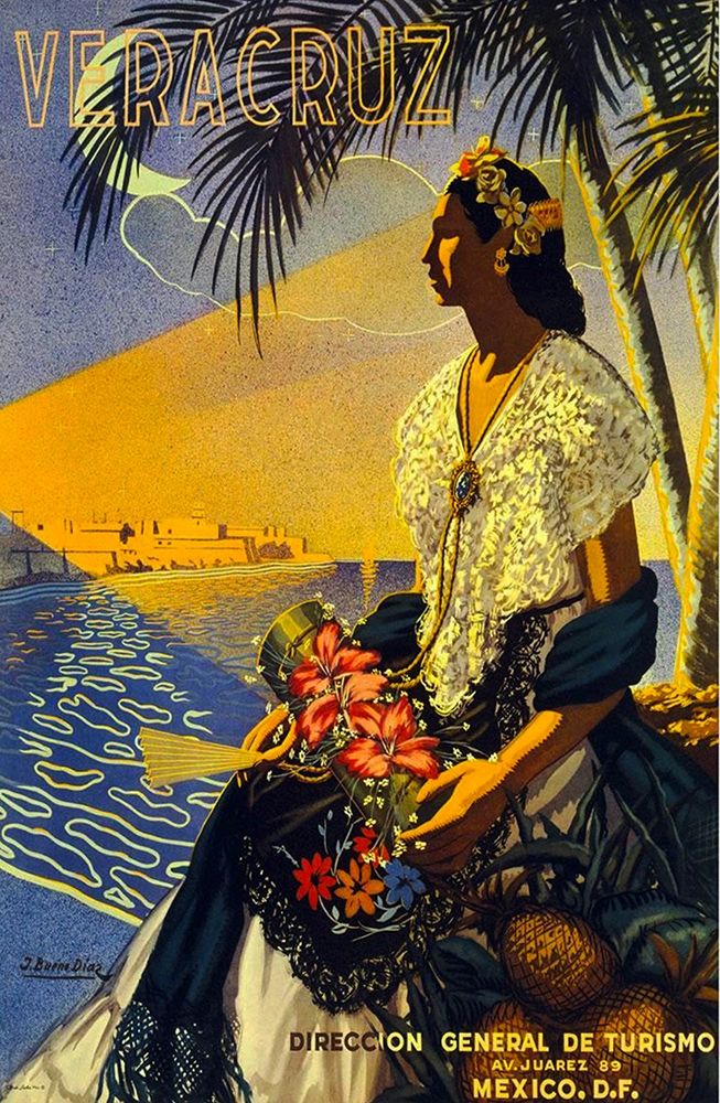 Veracruz Mexico art print by Bueno Diaz for $57.95 CAD