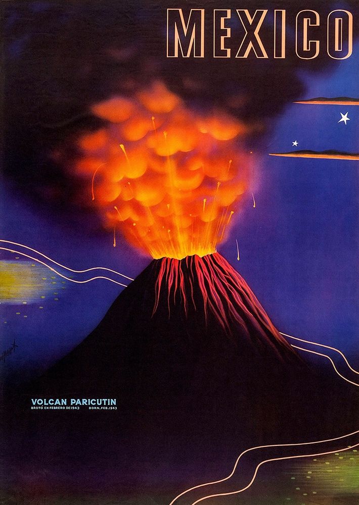 Mexico Volcan Paricutin art print by Jose Espert Arcos for $57.95 CAD