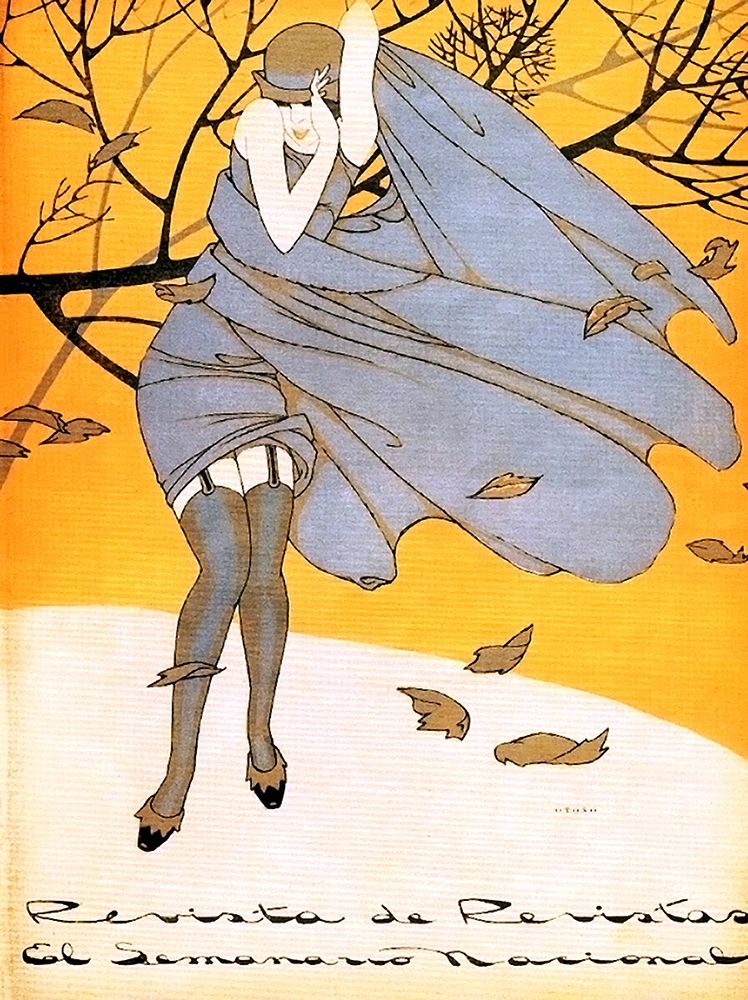 Mexican Magazine Cover 1920 Otono art print by Ernesto Garcia Cabral for $57.95 CAD