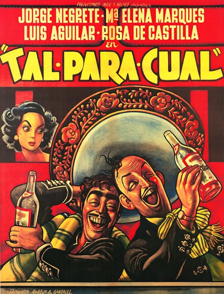 Mexican Movie Poster Tal para cual art print by Ernesto Garcia Cabral for $57.95 CAD