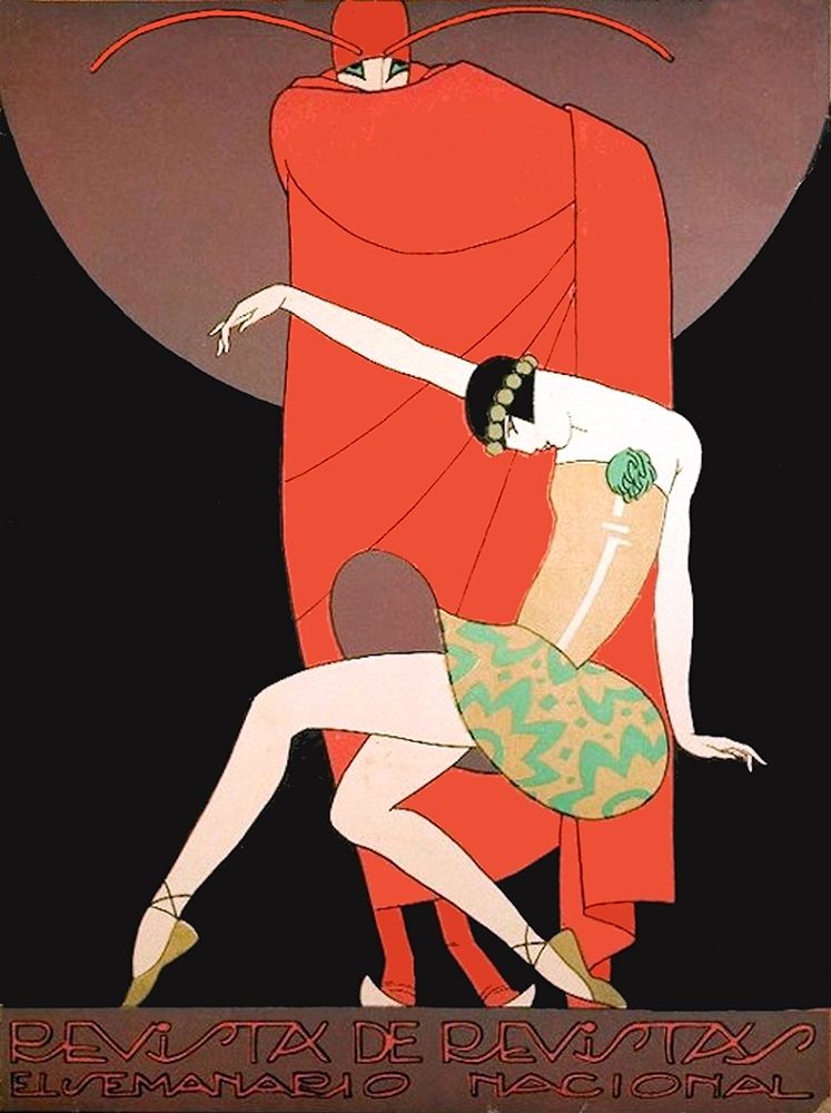 Mexican Magazine Cover 1920 Revista de Revistas art print by Ernesto Garcia Cabral for $57.95 CAD