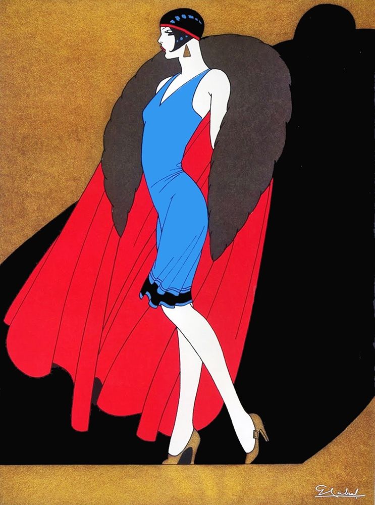 Mexican Magazine Cover 1920 Fashion art print by Ernesto Garcia Cabral for $57.95 CAD