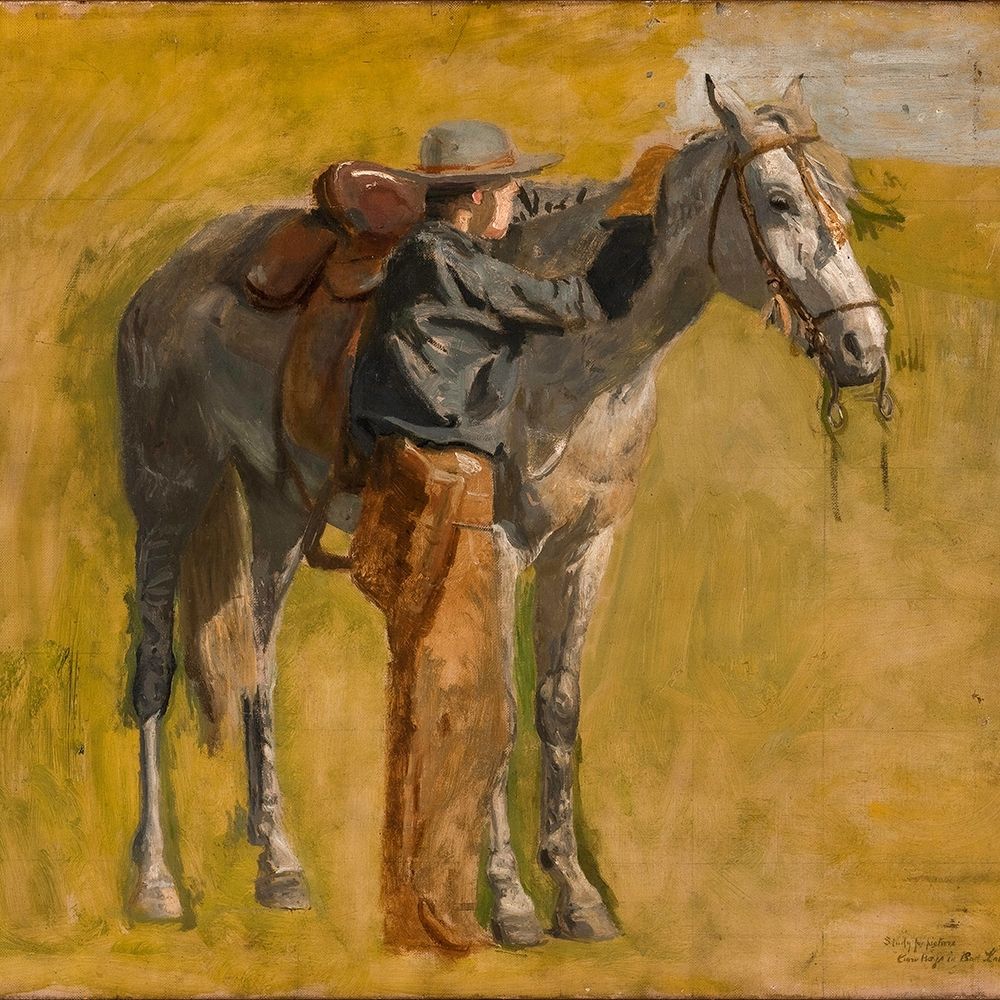 Study for Cowboys in the Badlands 1887 art print by Thomas Eakins for $57.95 CAD