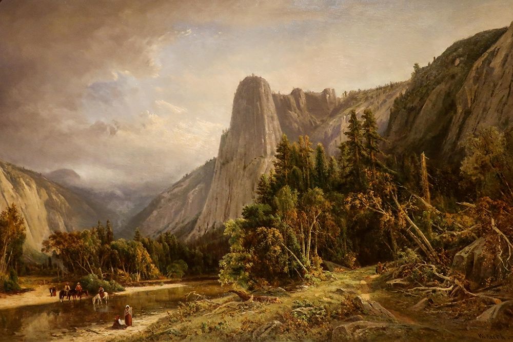 Sentinel Rock, Yosemite art print by William Keith for $57.95 CAD