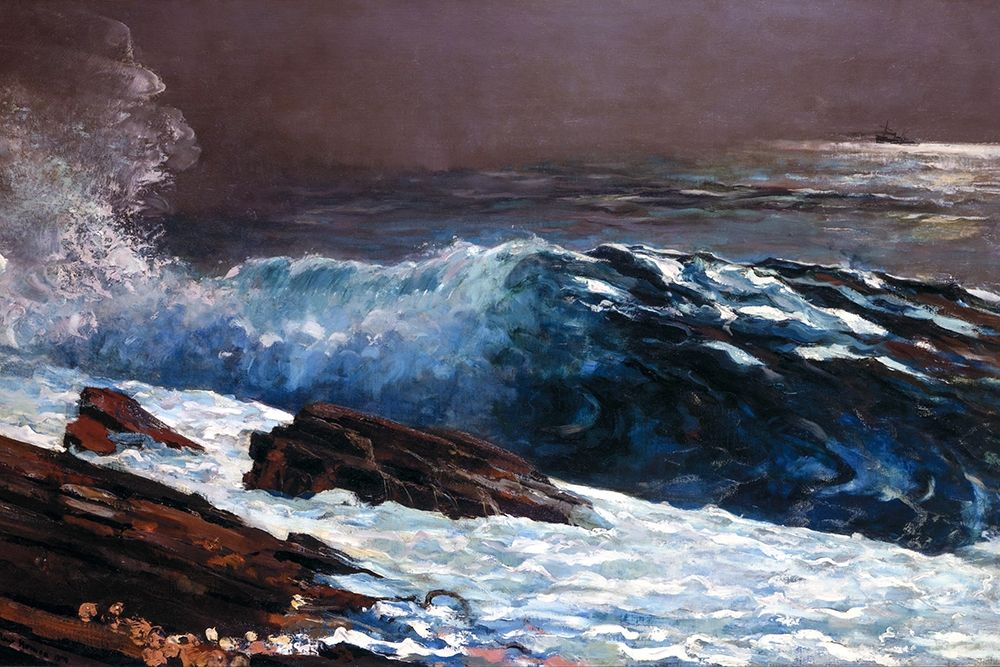 Sunlight on the Coast art print by Winslow Homer for $57.95 CAD