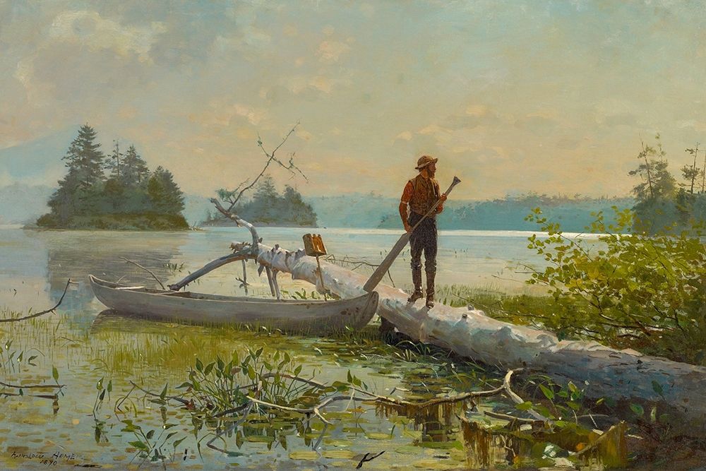 The Trapper art print by Winslow Homer for $57.95 CAD