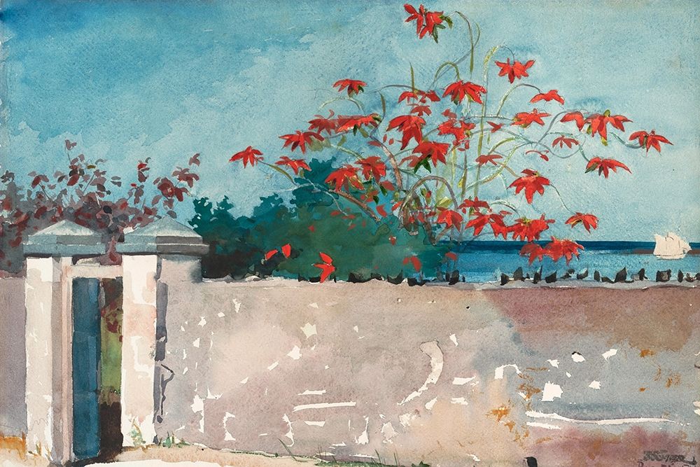 A Wall, Nassau art print by Winslow Homer for $57.95 CAD