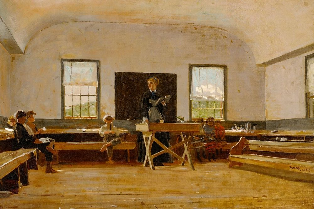 Country School art print by Winslow Homer for $57.95 CAD