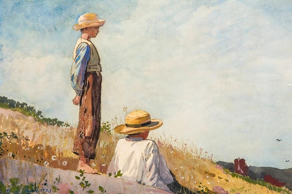 The Blue Boy art print by Winslow Homer for $57.95 CAD