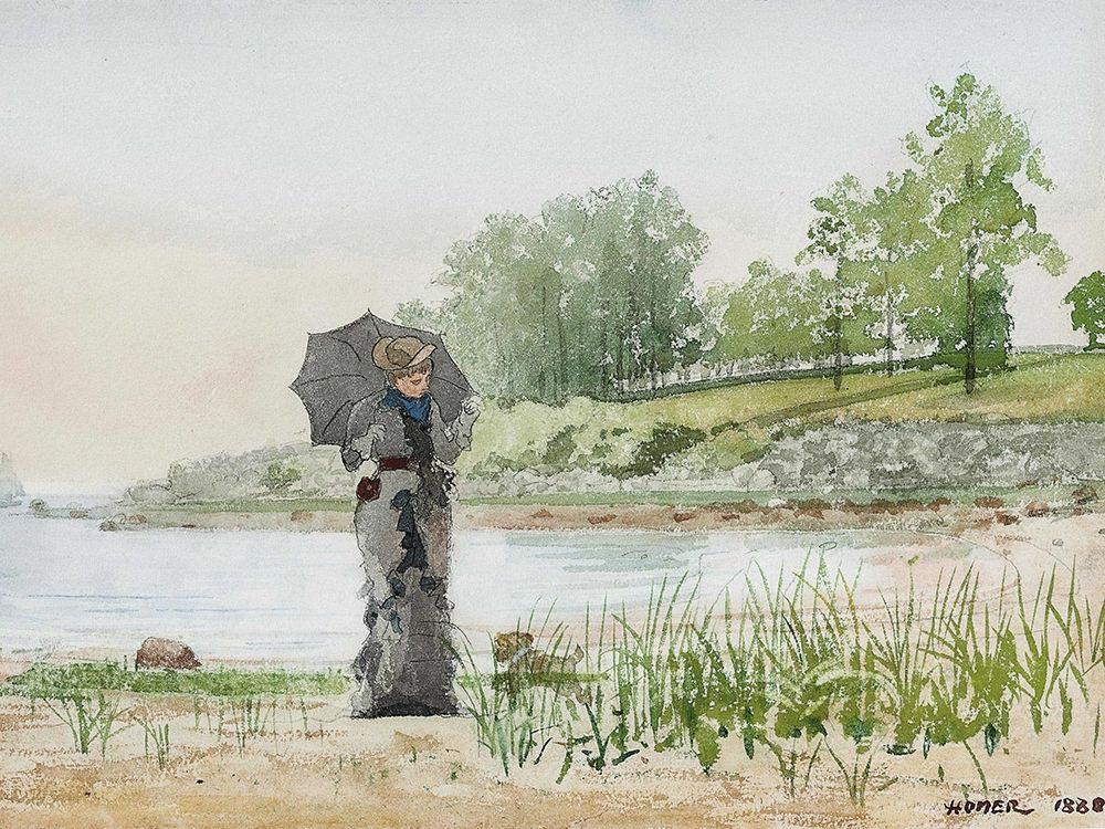 Young Woman art print by Winslow Homer for $57.95 CAD