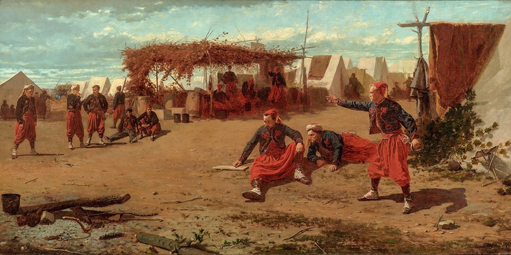Pitching Quoits art print by Winslow Homer for $57.95 CAD