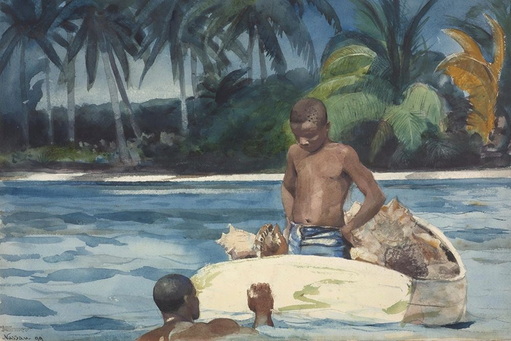 West India Divers art print by Winslow Homer for $57.95 CAD
