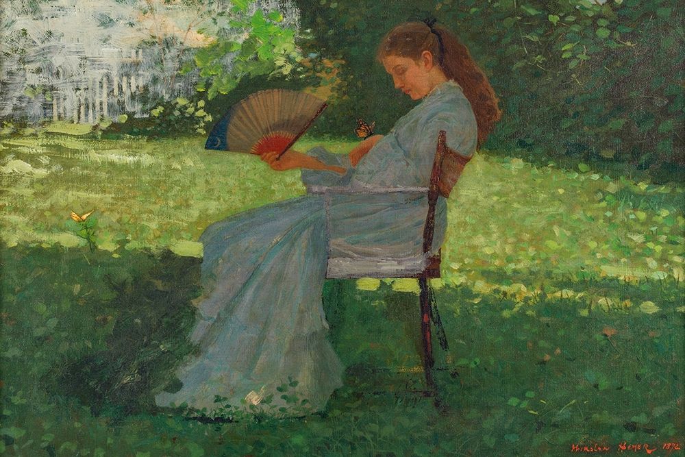The Butterfly art print by Winslow Homer for $57.95 CAD