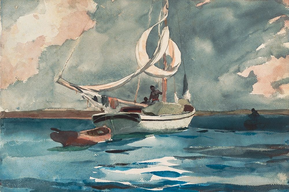 Sloop, Nassau art print by Winslow Homer for $57.95 CAD