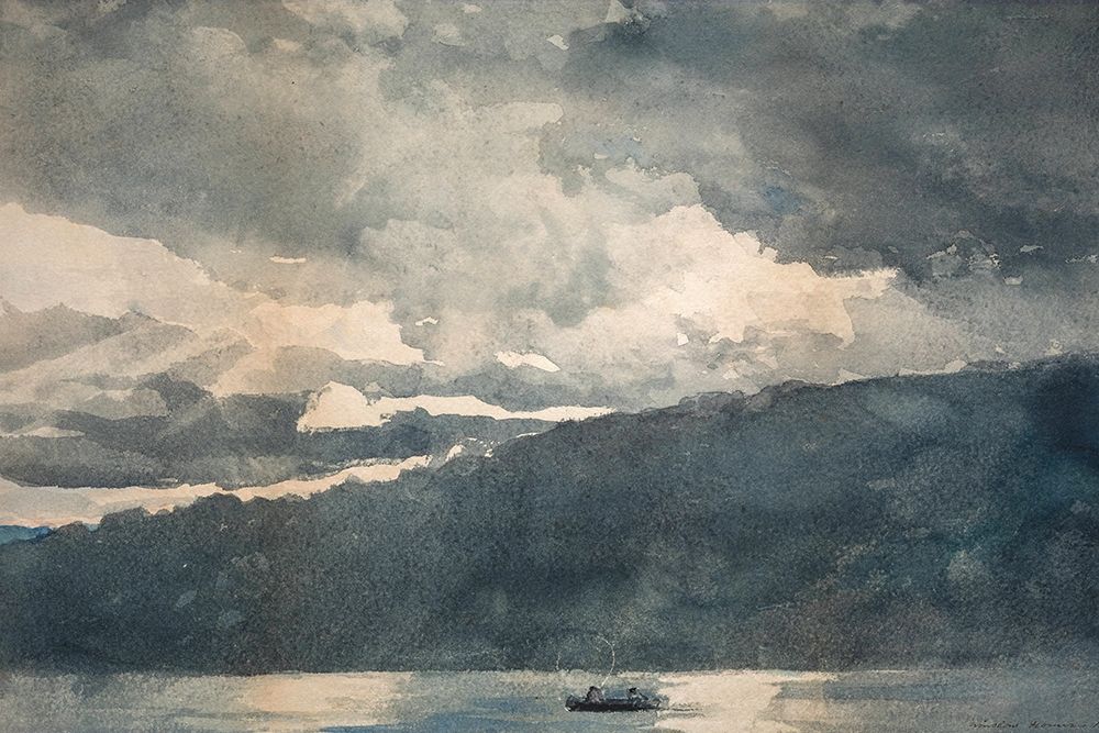 Mink Lake, Adirondacks art print by Winslow Homer for $57.95 CAD