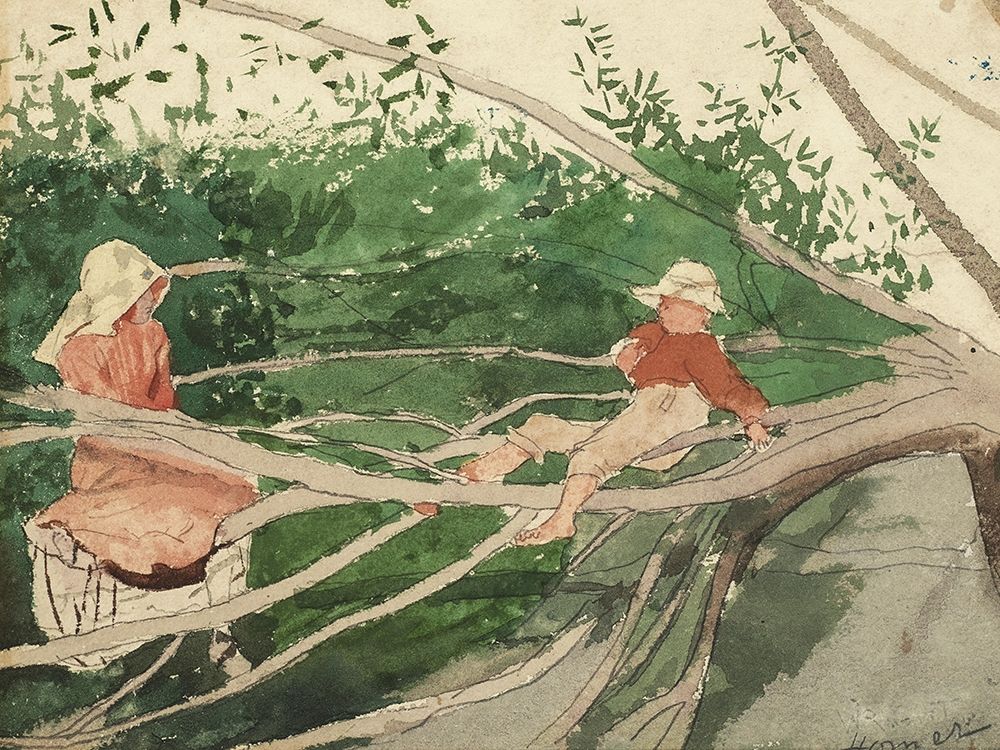 Out on a Limb art print by Winslow Homer for $57.95 CAD