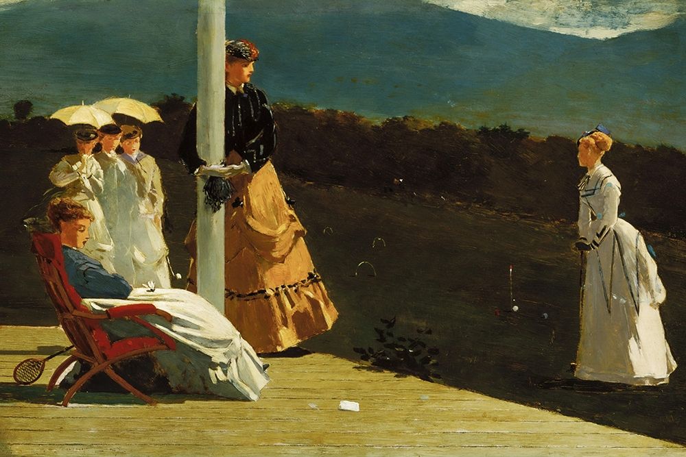 Croquet Match art print by Winslow Homer for $57.95 CAD