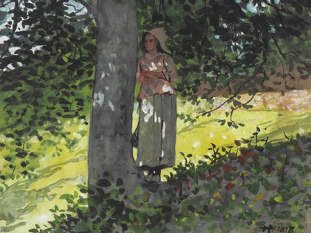 A Shady Spot, Houghton Farm art print by Winslow Homer for $57.95 CAD