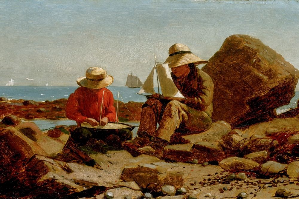 The Boat Builders art print by Winslow Homer for $57.95 CAD