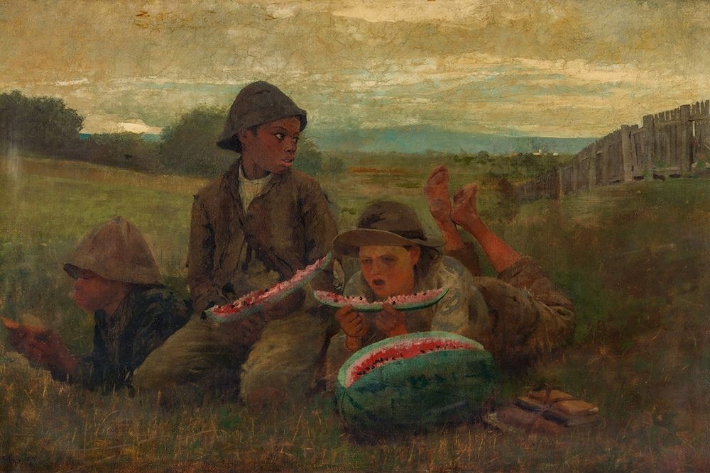 The Watermelon Boys art print by Winslow Homer for $57.95 CAD
