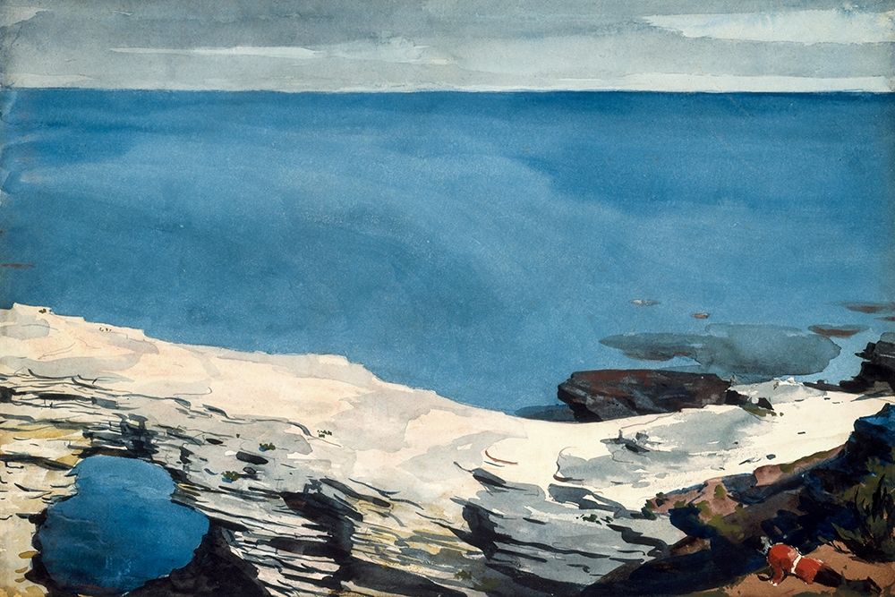 Natural Bridge, Bermuda art print by Winslow Homer for $57.95 CAD