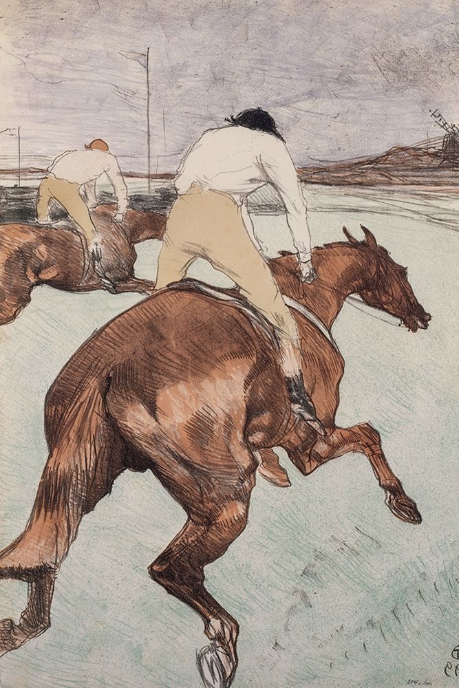 The Jockey art print by Henri de Toulouse-Lautrec for $57.95 CAD