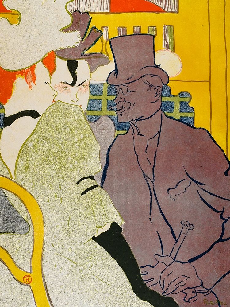 The Englishman at the Moulin Rouge art print by Henri de Toulouse-Lautrec for $57.95 CAD