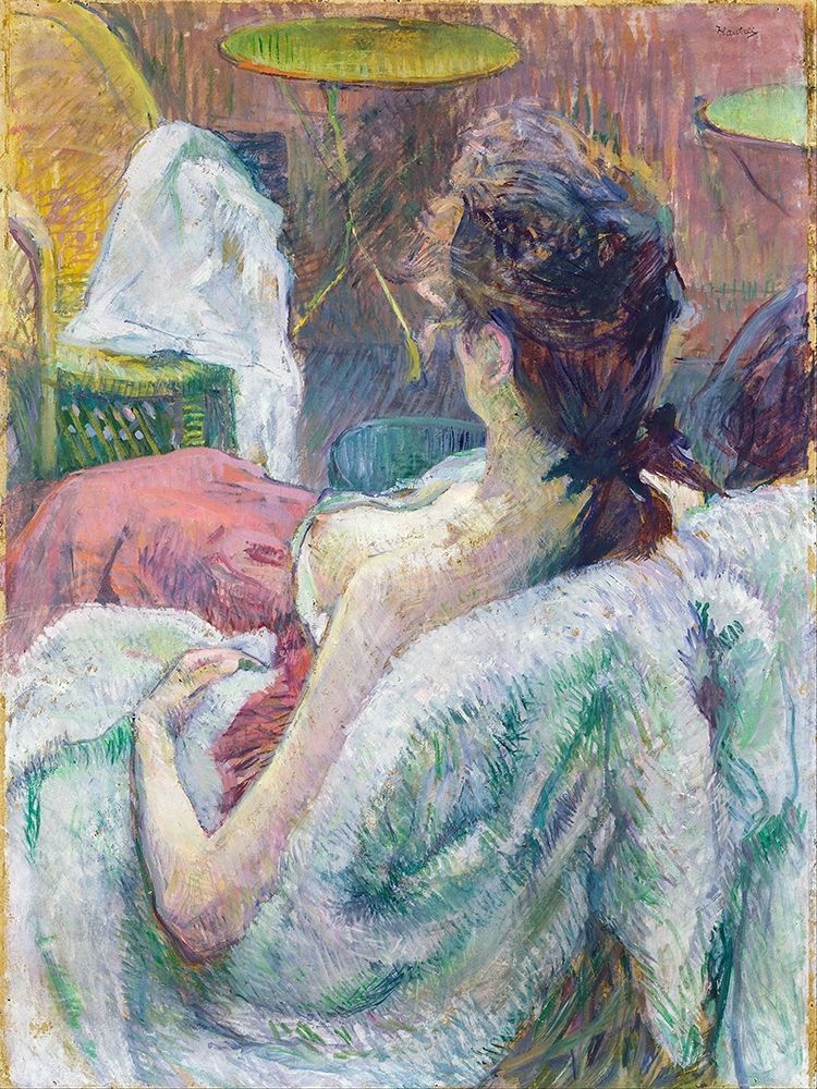 The Model Resting art print by Henri de Toulouse-Lautrec for $57.95 CAD