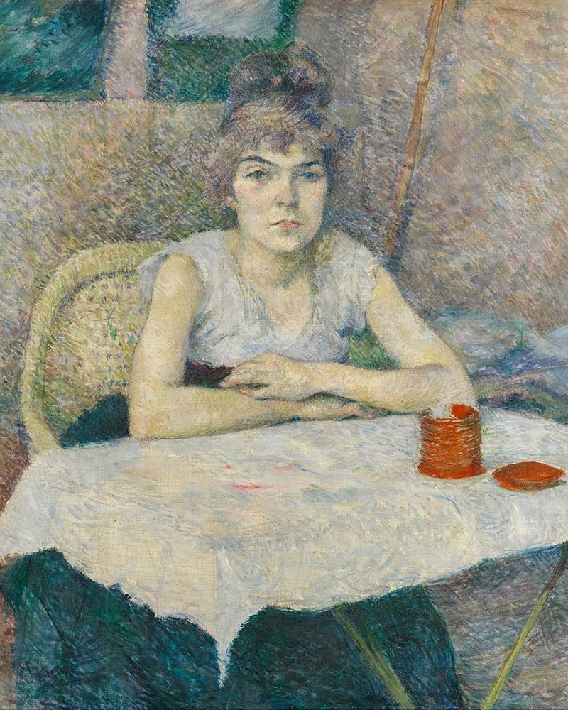 Young woman at a table, Poudre de riz art print by Henri de Toulouse-Lautrec for $57.95 CAD