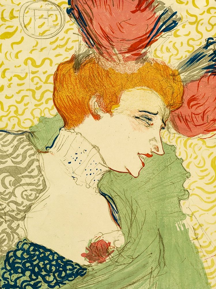 Bust of Mlle. Marcelle Lender art print by Henri de Toulouse-Lautrec for $57.95 CAD