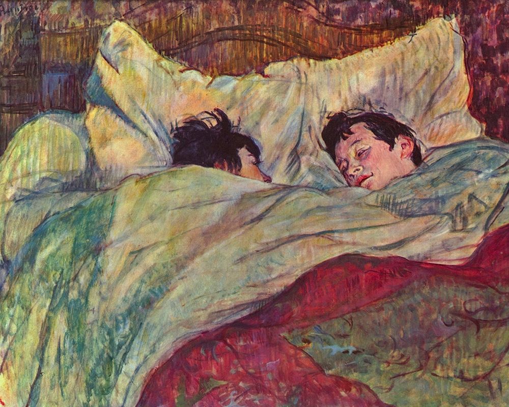 In the Bed art print by Henri de Toulouse-Lautrec for $57.95 CAD