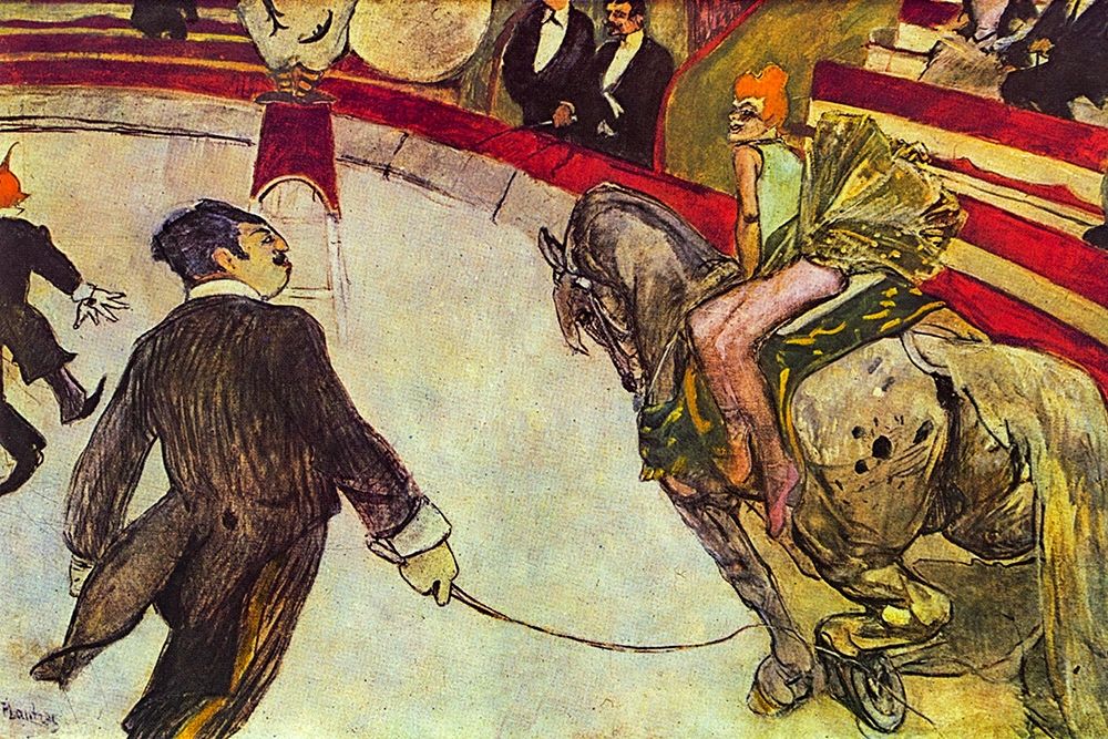 At the circus Fernando art print by Henri de Toulouse-Lautrec for $57.95 CAD