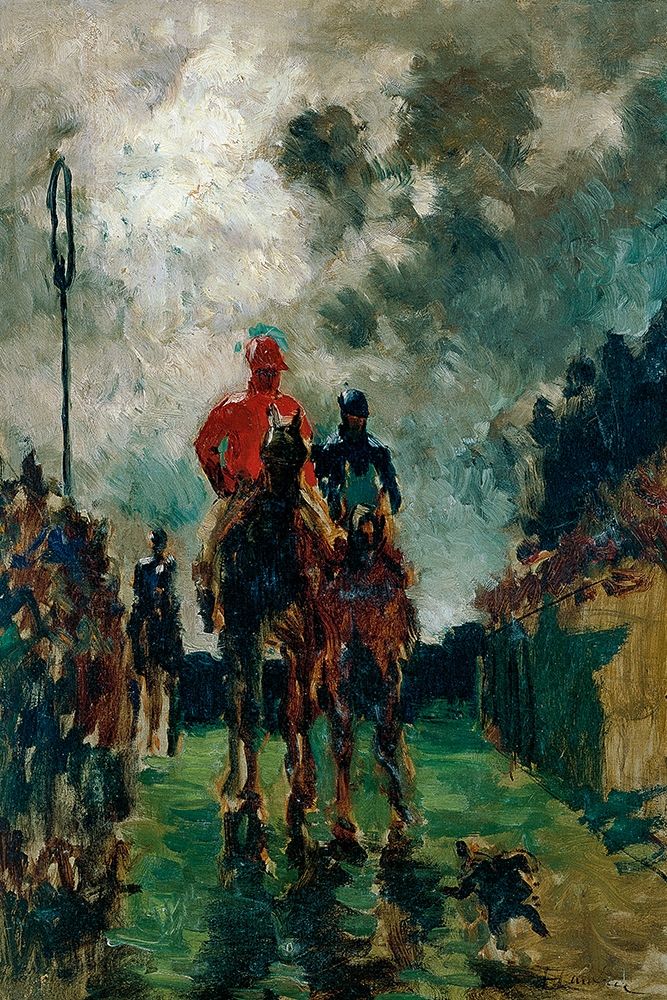 The Jockeys art print by Henri de Toulouse-Lautrec for $57.95 CAD