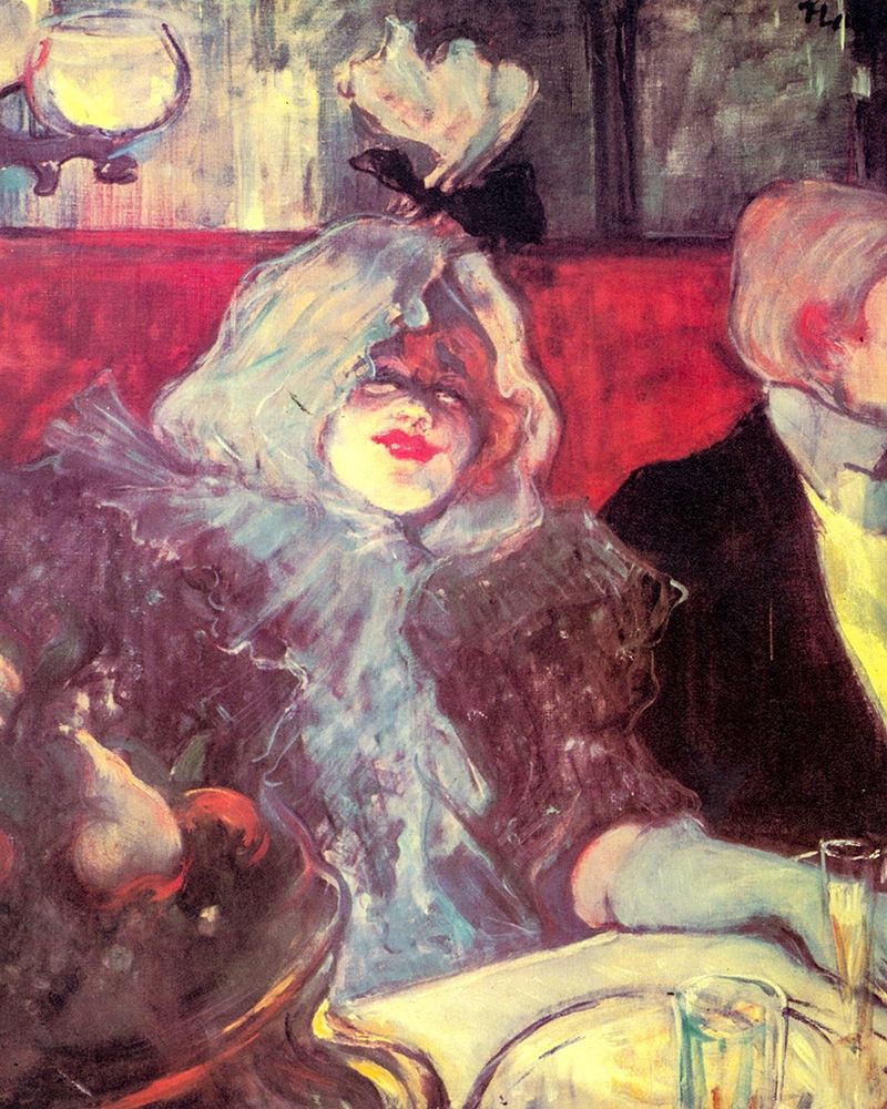 In a private room at the Rat mort art print by Henri de Toulouse-Lautrec for $57.95 CAD