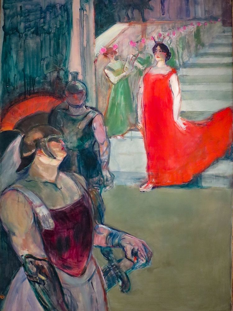 The Opera Messelina at Bordeaux art print by Henri de Toulouse-Lautrec for $57.95 CAD