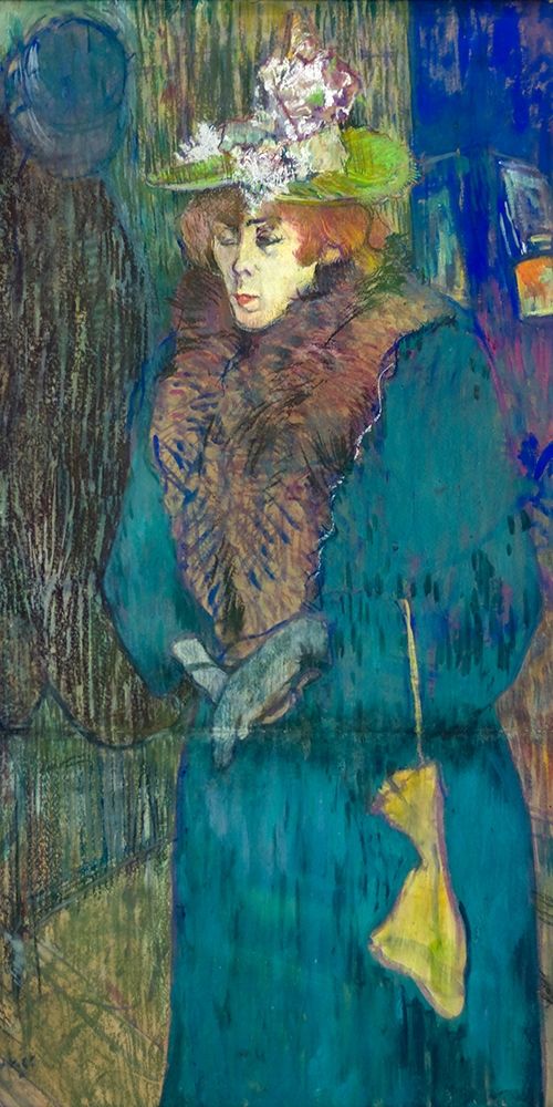 Jane Avril enters the Moulin Rouge art print by Henri de Toulouse-Lautrec for $57.95 CAD